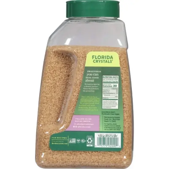 Florida Crystals Turbinado Cane Sugar - 44oz image {2}