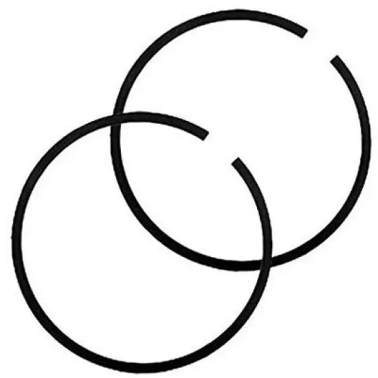 Ryobi Toro Trimmer/Blower (2 Pack) Replacement Steel Piston Ring - 690161002-2PK image {1}