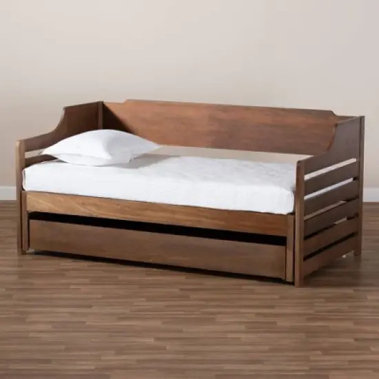 Twin to King Jameson Expandable Daybed with Storage Drawer - Baxton Studio image {11}
