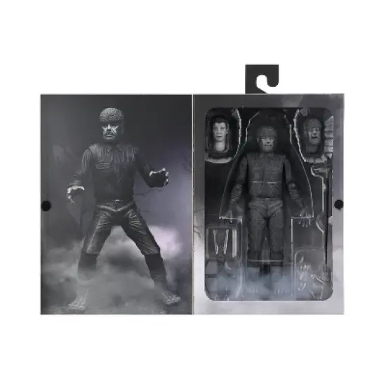Universal Monsters - 7" Scale Action Figure - Ultimate Wolf Man (B&W) (Target Exclusive) image {2}