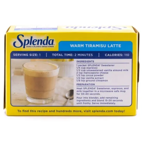 Splenda Zero Calorie Sweetener Packets - 7oz/200pk image {7}