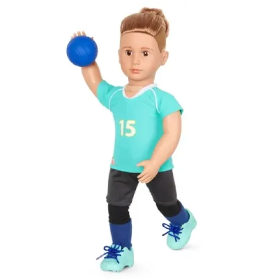 Our Generation Posable 18" Boy Doll Volleyball Player - Johnny image {3}