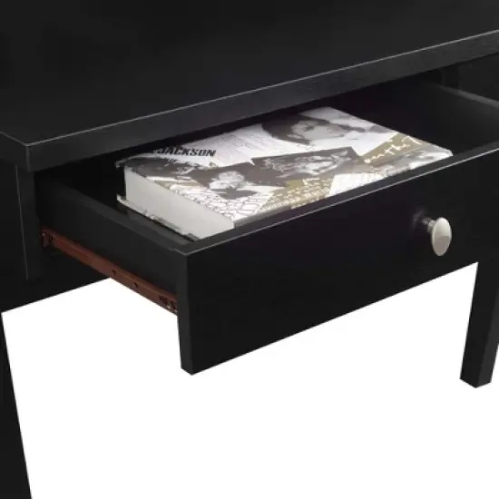 Newport Deluxe 2 Drawer Desk with Shelf - Breighton Home image {4}