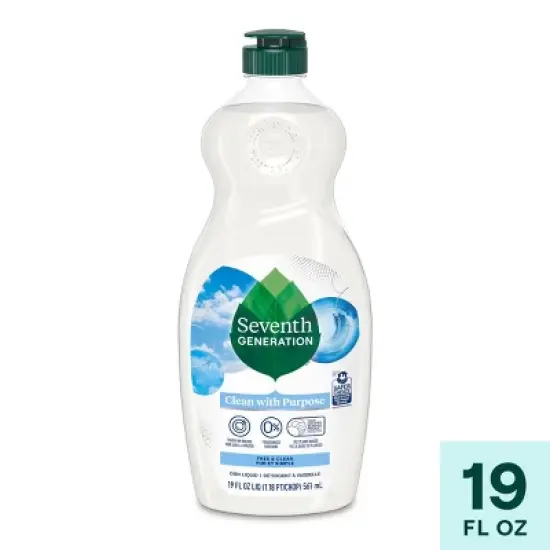 Seventh Generation Free & Clear Liquid Dish Soap image {11}