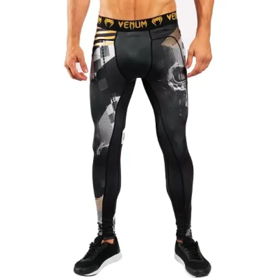 Venum Skull Compression Spats - Black image {2}