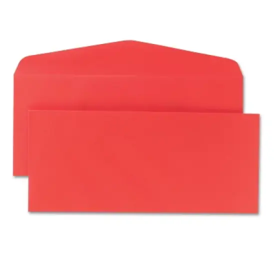 Quality Park Colored Envelope Traditional #10 Red 25/Pack 11134 image {6}