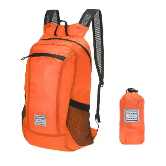Unique Bargains Durable Polyester Material Water-Resistant Lightweight Portable Backpack image {12}