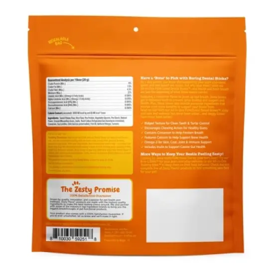 Zesty Paws Dental with Cinnamon Dog Treats - Medium/Regular - 12ct image {1}