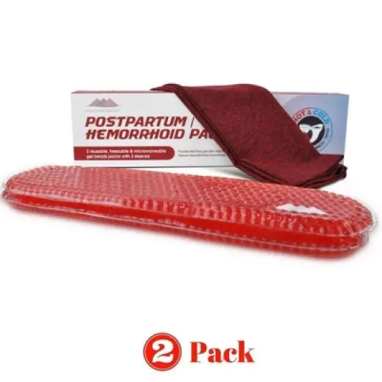 FOMI Hot Cold Hemmerrhoid & Perineal Ice Pack - 2 pack image {4}