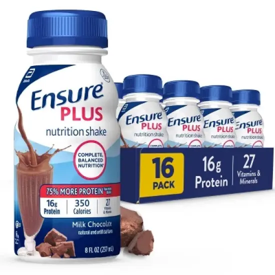 Ensure Plus Nutrition Shake - Chocolate - 128 fl oz/16ct image {9}