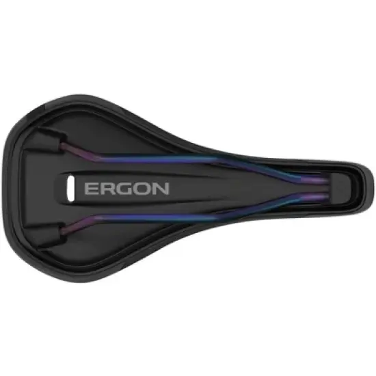 Ergon SM Enduro Comp Saddle - Stealth/Oilslick Rail Material: Titanium Men's Size: S/M image {4}
