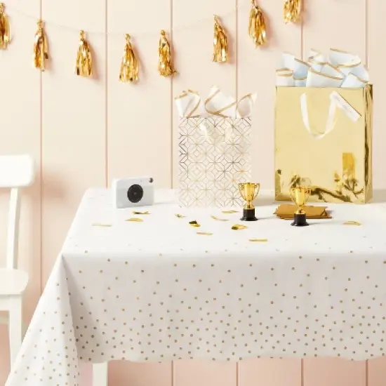 Large Gift Bag Gold Foil - Spritz&trade; image {1}