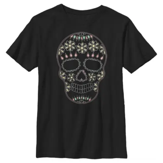 Boy's Lost Gods Halloween Sugar Skull T-Shirt image {4}