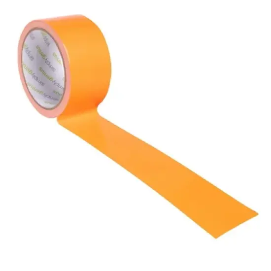 Simply Genius Art & Craft Duct Tape Heavy Duty - Craft Supplies for Adults, 1.8 in x 10 yards (Orange, Single roll) image {2}