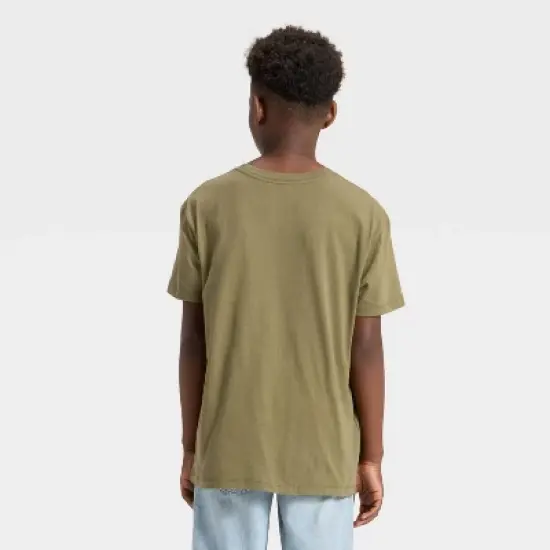 Boys' The Goonies Oversized Short Sleeve Graphic T-Shirt - Olive Green image {2}