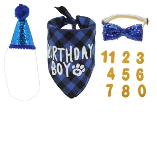 Unique Bargains Cat Birthday Decorations 1 Set image {1}