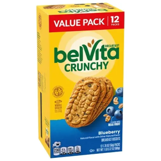 BelVita Blueberry Breakfast Biscuits Value Pack - 12.12oz/12ct image {7}