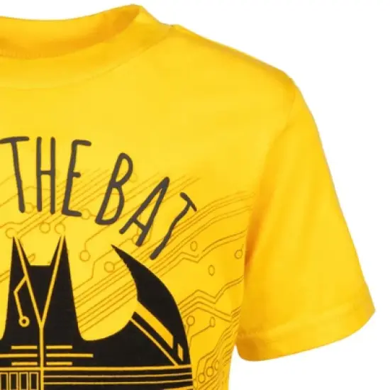 DC Comics Justice League Batman T-Shirt Tank Top and Mesh Shorts 3 Piece Outfit Set Toddler  image {7}