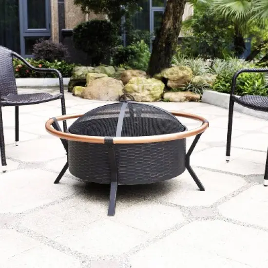 Yuma Fire Pit - Black - Crosley image {2}