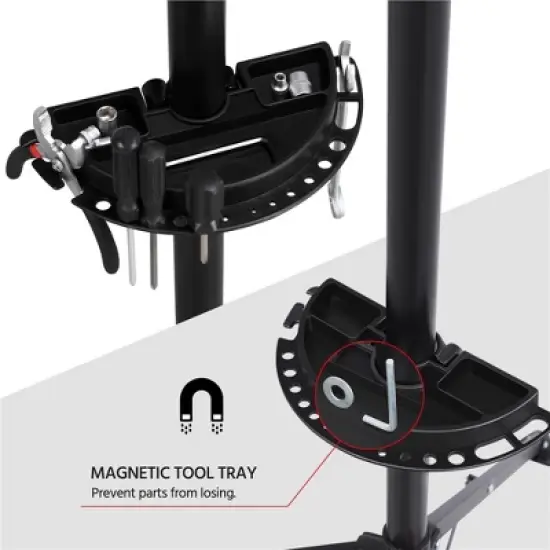 Yaheetech Adjustable Bike Repair Stand for Home Bicycle Mechanic, Black image {4}