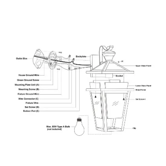 VAXCEL Derby 1 Light Matte Black Motion Sensor Dusk to Dawn Outdoor Wall Lantern Clear Glass Shade, LED Compatible image {13}