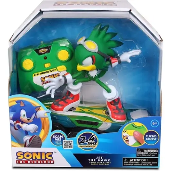 Nkok Sonic Racing 2.4Ghz Remote Controlled Car w/ Turbo Boost | Jet the Hawk image {1}