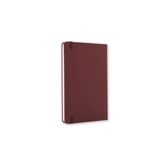 Moleskine 240pg Ruled Large Journal 8.32"x5.12" Classic Hardcover Amaranth Red: Acid-Free Paper, Elastic Closure, Pocket image {5}