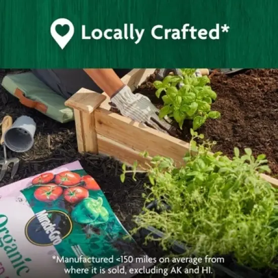 Miracle-Gro Organic Raised Bed & Garden Soil, 1.5 Cubic Feet image {4}