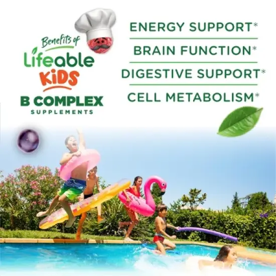 Lifeable - Sugar Free - B Complex + Vitamin C - Kids - 90 Gummies image {8}