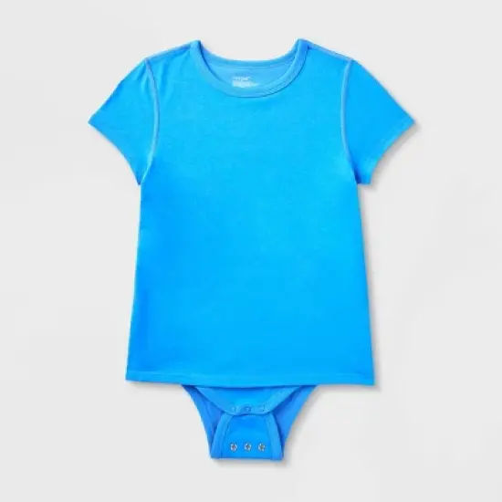 Kids' Adaptive Short Sleeve Bodysuit with Abdominal Access - Cat & Jack&trade; image {4}