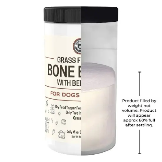 Bone Broth for Dogs and Cats with Beef Liver, Dog Food Toppers for Picky Eaters, Supports Joint & Gut Health, Beef Flavor, Left Coast Performance, 8oz image {6}