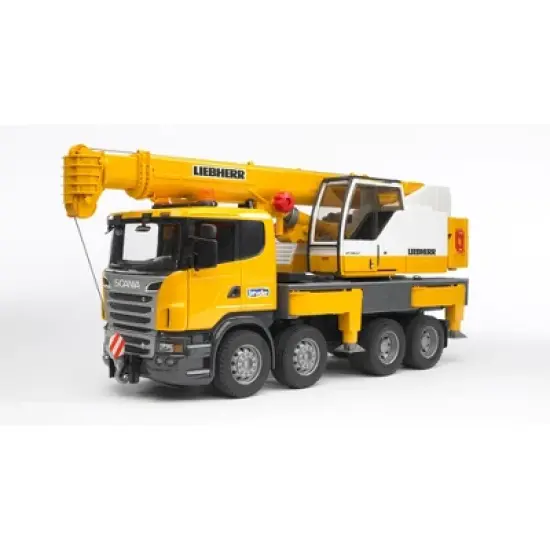 Bruder Scania R-Series Liebherr Crane with Lights and Sounds image {2}
