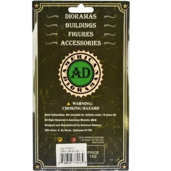 US Army WWII Figure IV For 1:18 Scale Models by American Diorama image {2}