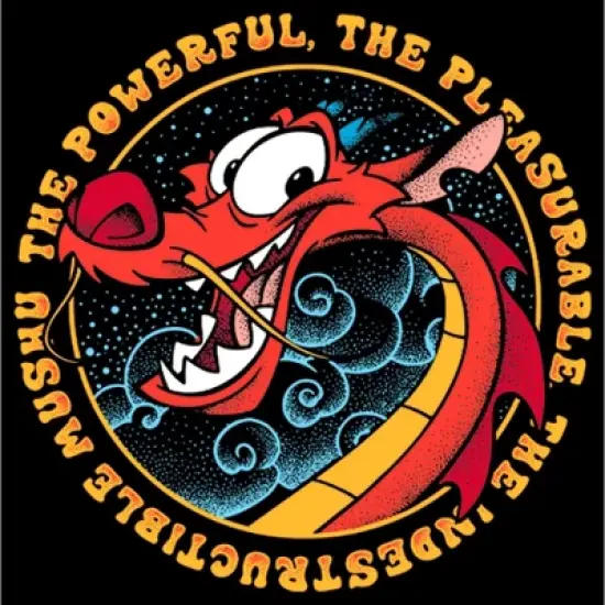 Men's Mulan Mushu Indestructible Powerful Description T-Shirt image {1}
