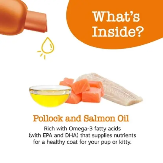 Zesty Paws Wild Alaskan Salmon Flavor Oil Formula Dog and Cat Vitamin and Supplements - 32oz image {3}