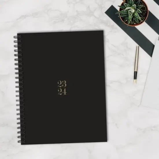 Willow Creek Press 2023-24 Academic Weekly Planner 8.5"x11" Softcover Black image {5}