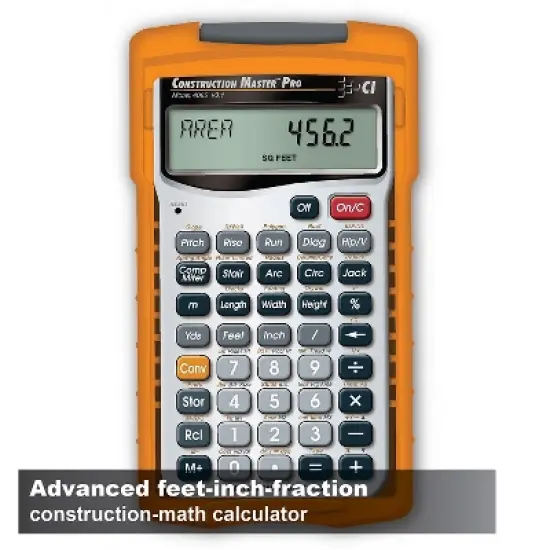 Calculated Industries Construction Master Pro III Series 4065 11-Digit Construction Calculator image {1}