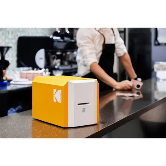 KODAK Photo ID Card Printer, Compact and Easy to Use, Color Ribbon and 100 Cards Included image {3}