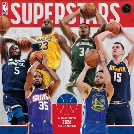 NBA 2026 Superstars 12"x12" Wall Calendar image {7}