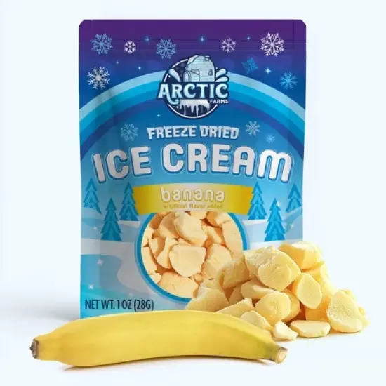 Arctic Farms Freeze Dried Ice Cream That Does Not Melt (Banana) image {6}