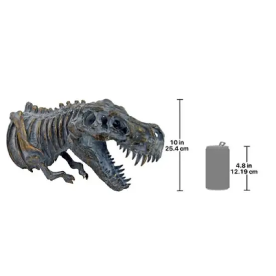 Design Toscano Bones of the Dinosaur T-Rex Skeleton Wall Sculpture image {6}