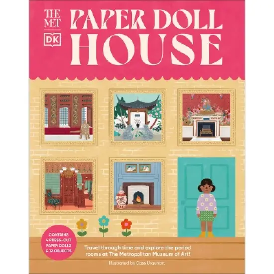 The Met Paper Dollhouse - (DK the Met) by  DK (Board Book) image {1}