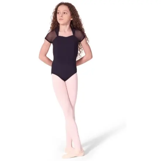 Capezio Girl's Soft Elegance Corset Short Sleeve Leotard - Tween image {2}