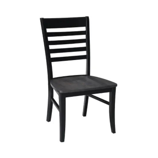 Set of 2 Cosmo Roma Ladderback Chairs - International Concepts image {4}