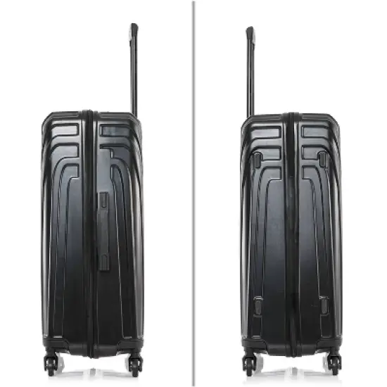 InUSA Vasty Lightweight Hardside Large Checked Spinner Suitcase image {4}