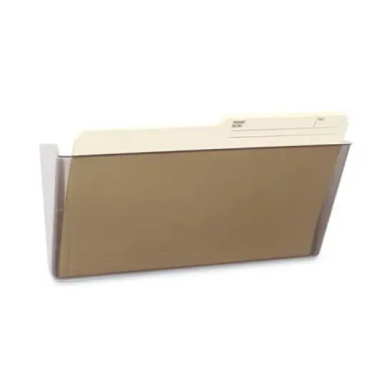 Storex Wall File, Letter Size, 13" x 4" x 7", Clear image {2}