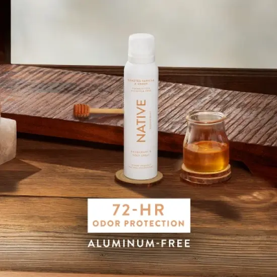 Native Limited Edition Fall Getaway Deodorant Spray - Toasted Vanilla & Honey - 3.5 fl oz image {1}