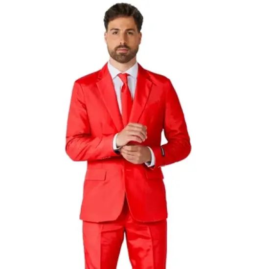 Suitmeister Men's Solid Color Party Suit image {2}