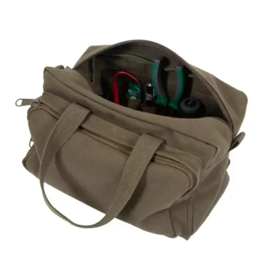 Stansport Cotton Canvas Tool Bag - O.D. Green image {2}