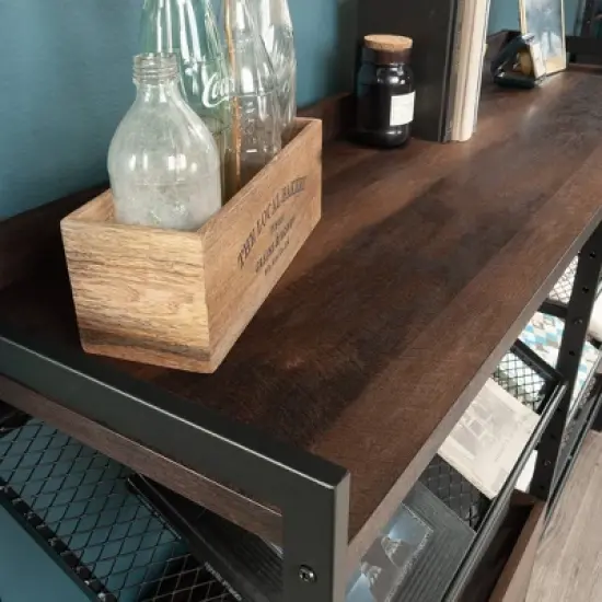 36.22" Briarbrook Horizontal Bookcase Barrel Oak - Sauder image {3}